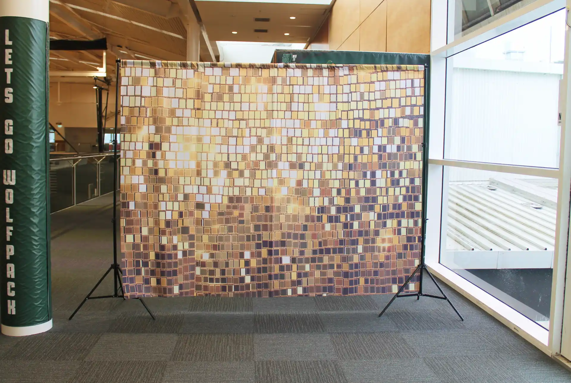gold squares backdrop glowframstudio perth wa